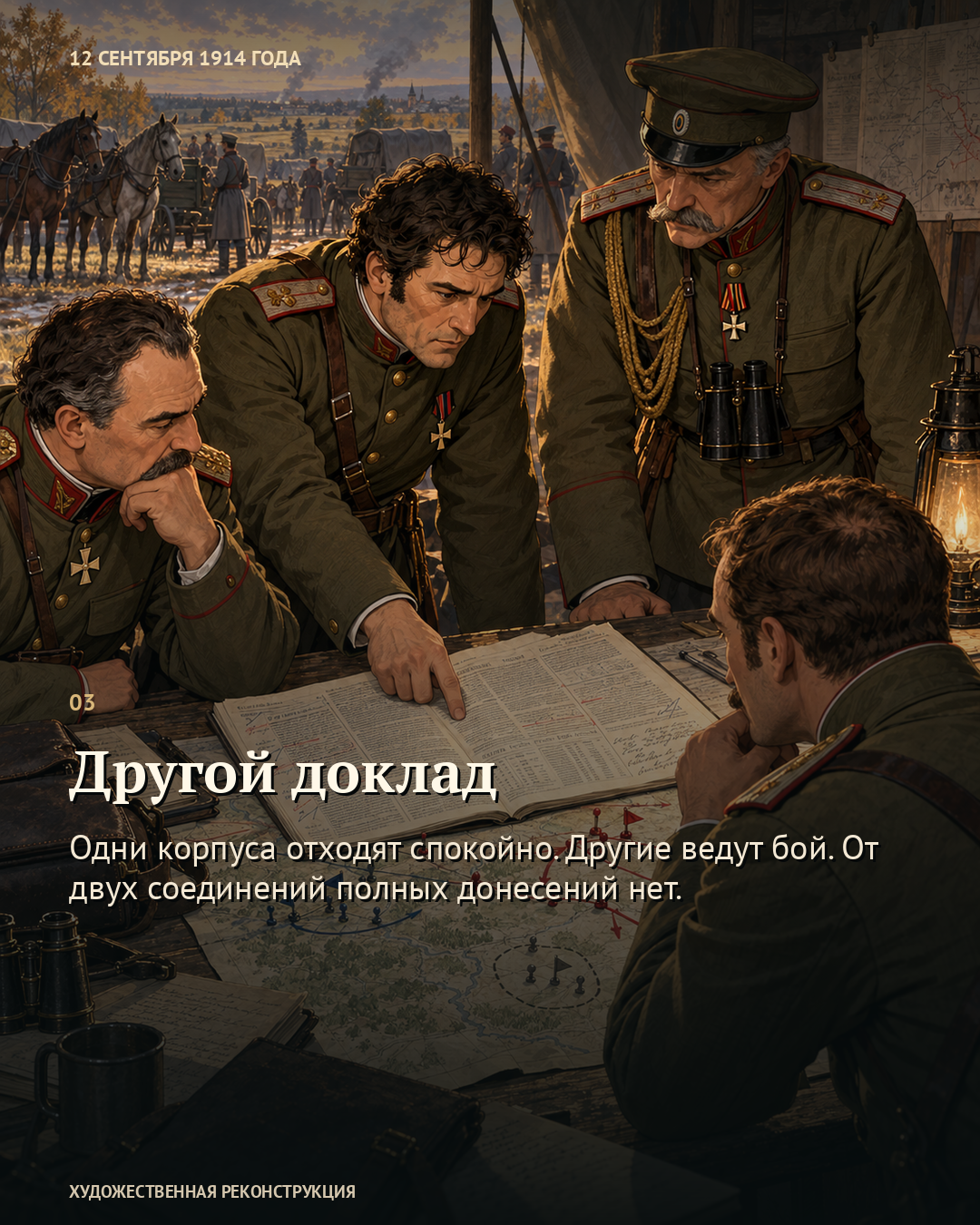 Иллюстрация к истории «Как искали свою армию», 12 сентября 1914 года