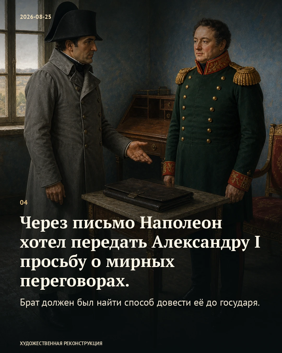 Иллюстрация к истории «Тучков согласился написать брату», 25 августа 1812 года (13 августа по старому стилю)
