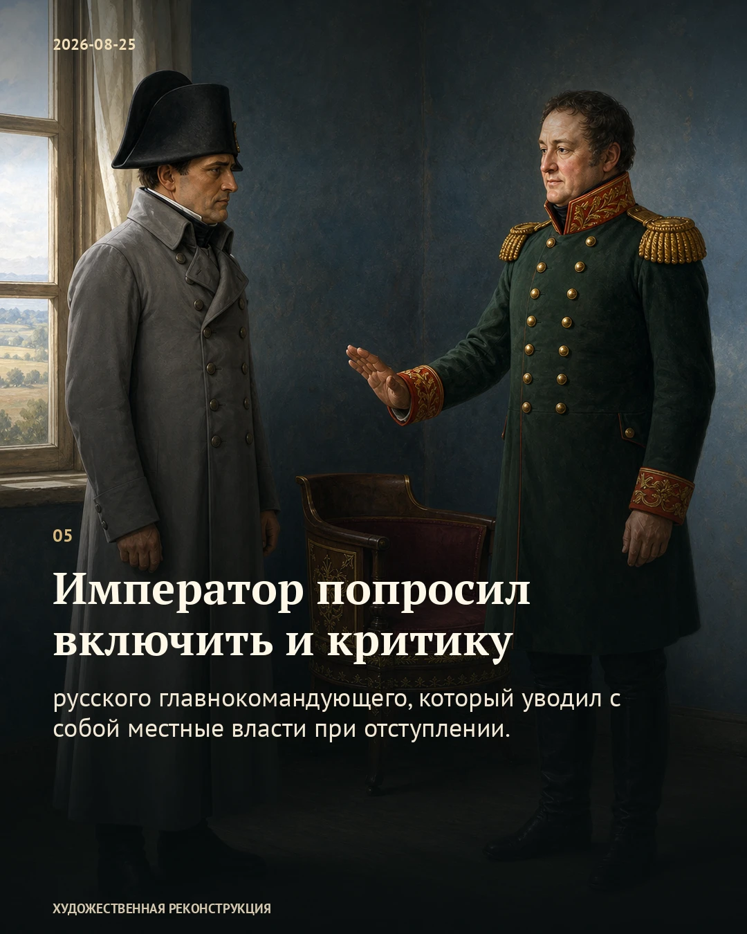 Иллюстрация к истории «Тучков согласился написать брату», 25 августа 1812 года (13 августа по старому стилю)