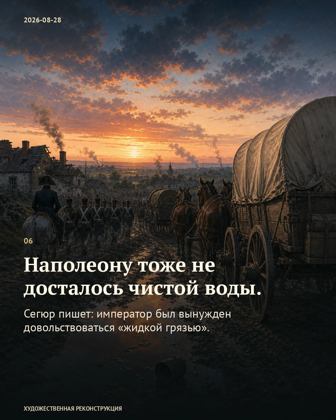Иллюстрация к истории «Драка у источника», 28 августа 1812 года (16 августа по старому стилю)