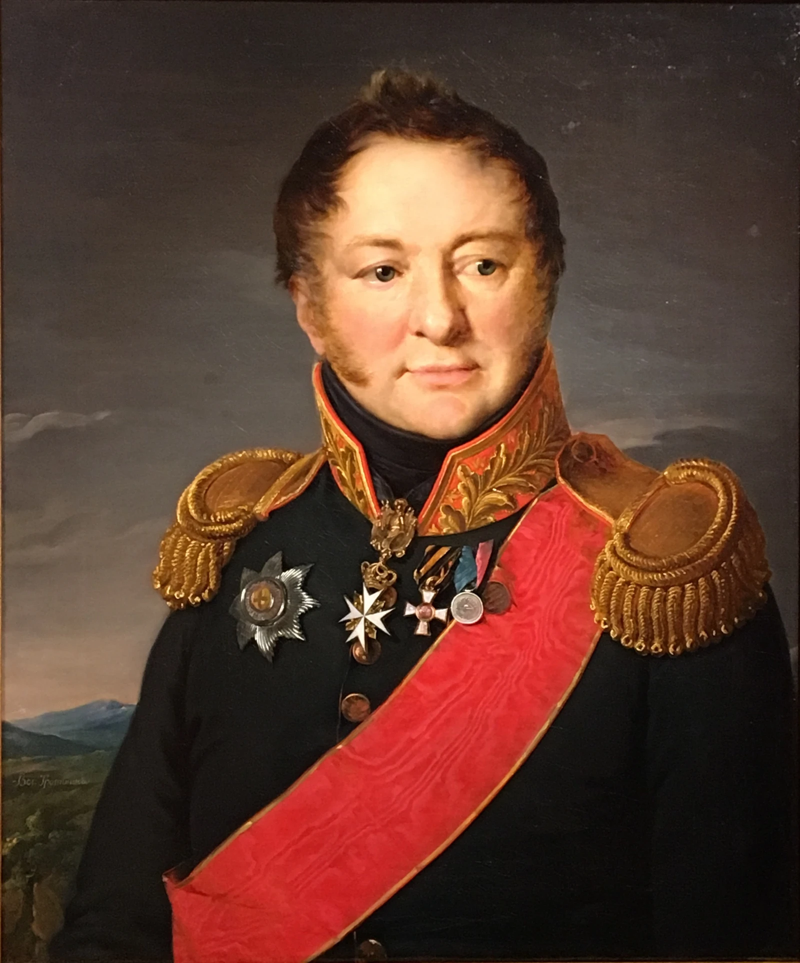 Павел Тучков на портрете Василия Тропинина 1820 года