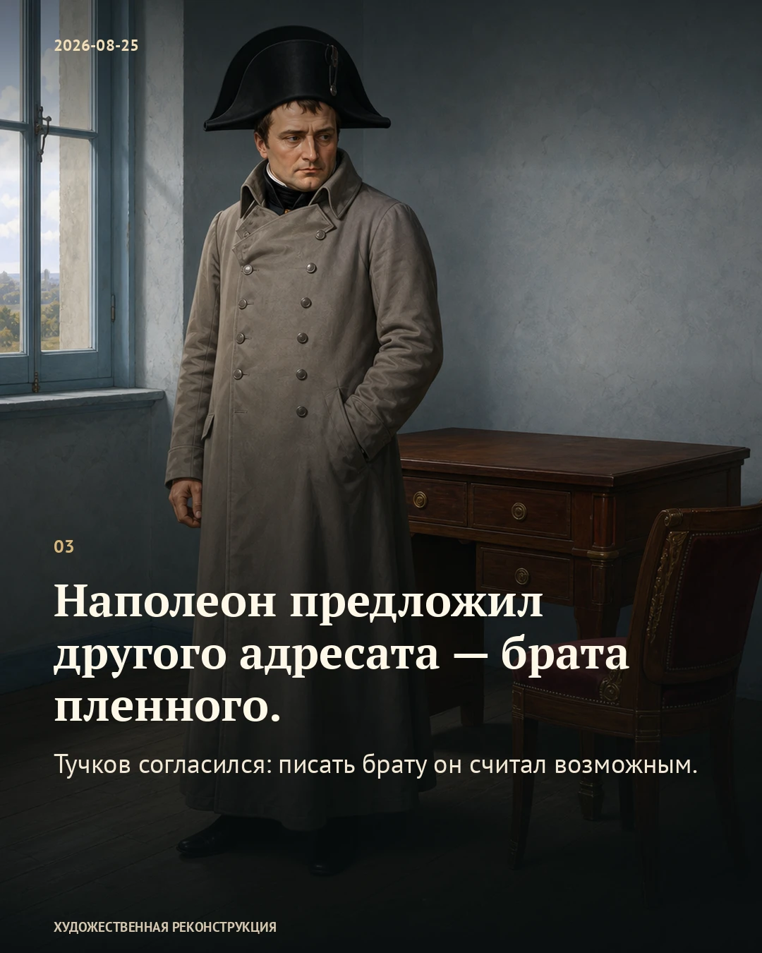 Иллюстрация к истории «Тучков согласился написать брату», 25 августа 1812 года (13 августа по старому стилю)